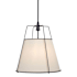 Artcraft Lighting Pullman 3 Light 17" Wide Pendant Black / Cream