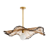 Arteriors Waverly 35" Wide Pendant Antique Brass / Natural