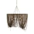 Arteriors Layla 36" Chandelier Antique Brass