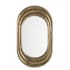 Arteriors 28" W x 48" H Oval Bathroom Mirror Dark Antique Brass
