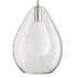 Arteriors Nala 15" Wide Pendant Brushed Nickel