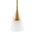 Arteriors Rai 7" Wide Commercial Mini Pendant Antique Brass