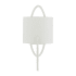 Arteriors Obra 20" Tall Wall Sconce White Gesso