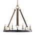 Arteriors Chaney 9 Light 33" Wide Ring Chandelier Bronze