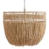 Arteriors Nina 6 Light 28" Wide Beaded Chandelier Natural