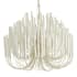 Arteriors Tilda 6 Light 36" Wide Abstract Chandelier White / Whitewash Stained