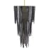 Arteriors Raine 7 Light 21" Wide Commercial Waterfall Chandelier Blue Smoke Luster