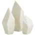 Arteriors Nerine Resin Minerals and Rocks Sculptures - Set of 3 Ivory