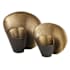 Arteriors Demarco Brass Abstract Sculpture - Set of 2 Bronze