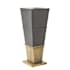 Arteriors Chaparral 12" Wide Aluminum Planter Black