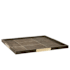 Arteriors Dillard 30-1/2" Wide Leather Tray Gray