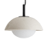 Arteriors APD Workshop 12" Wide Pendant Blackened Steel / Ivory