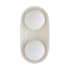 Arteriors 16-1/2" x 8 Inch Glazed Large Sconce Ivory Stained Crackle