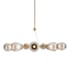 Arteriors Smyth 9 Light 54" Wide Chandelier Smoke Luster