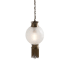 Arteriors Boswell 7" Wide Mini Pendant Antique Brass