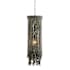 Arteriors Baja 10" Wide Wood Mini Pendant Dark Gray Wash
