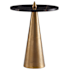 Arteriors Aria 18" Wide Cast Iron and Marble Table Bengal