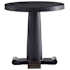 Arteriors Hurst 24" Wide Mango Wood and Iron Table Ebony