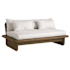 Arteriors Fargo 65" Wide Leather Sofa Shale