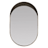 Arteriors Inset 24"W x 64"H Oval Flat Aluminum Framed Accent Mirror Antique Brass