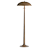 Arteriors Fleetwood 60" Tall Torchiere Floor Lamp Vintage Brass