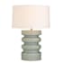 Arteriors Katrina 31" Tall Buffet Table Lamp Celedon