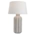 Arteriors Henrietta 29" Tall Vase Table Lamp with Linen Shade Lunar Reactive