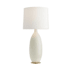 Arteriors Gola 32" Tall Vase Table Lamp with Microfiber Shade Quail Egg