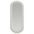 Arteriors Gilcrest 30-1/2"W x 70-1/2"H Oval Flat Resin Framed Accent Mirror Matte Ivory