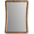 Arteriors Malakai 29"W x 41"H Rectangular Flat Resin Framed Accent Mirror Antiqued Gold Leaf