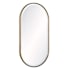 Arteriors Vaquero 19" W x 36" H Oval Framed Bathroom Mirror Antique Brass