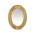 Arteriors Eagan 30" W x 39-1/2" H Oval Framed Bathroom Mirror Antique Brass