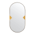 Arteriors Cillian 19-1/2" W x 38-1/2" H Oval Framed Bathroom Mirror Antique Brass