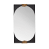 Arteriors Envy 22-1/2" W x 41" H Rectangular Framed Bathroom Mirror Antique Brass
