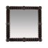 Arteriors Chavelle 44-1/2" W x 44-1/2" H Square Wood Framed Bathroom Mirror Umber