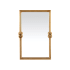 Arteriors Carruth 26" W x 38" H Rectangular Framed Bathroom Mirror Antique Brass