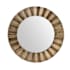Arteriors Kelby 48" Diameter Circular Flat Metal Framed Accent Mirror Dark Antique Brass