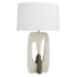 Arteriors Harleen 30-1/2" Lamp White Ricestone / Charcoal Ricestone