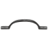 Ashley Norton Solid Bronze 6 Inch Long Handle Cabinet Pull Dark Bronze