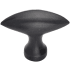 Ashley Norton Cleat 2" Wide Luxury Solid Bronze Football Pointed Tip Cabinet / Drawer Knob Dark Bronze