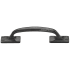 Ashley Norton Solid Bronze 8-1/4" Surface Mount Vintage Colonial Gate Grip Style Cabinet Handle / Pull Dark Bronze