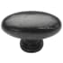 Ashley Norton Luxury 2" Wide Solid Bronze Oval Egg Cabinet / Drawer Knob Dark Bronze
