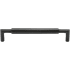 Ashley Norton Bradley 3-3/4" Center to Center Luxury Solid Bronze Faceted Hexagon Barrel Cabinet Handle / Drawer Pull Dark Bronze
