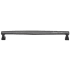 Ashley Norton Deco 8" Center to Center Luxury Solid Bronze Tapered Stepped Transitional Cabinet Handle / Drawer Pull Dark Bronze