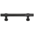 Ashley Norton Pipe Style 10" Center to Center Luxury Solid Bronze Cabinet Bar Handle / Drawer Bar Pull Dark Bronze