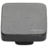 Ashley Norton Solid Bronze Rustic 1-1/4 Inch Square Cabinet Knob Dark Bronze