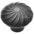 Ashley Norton Solid Bronze Wheel 1-1/2 Inch Mushroom Cabinet Knob Dark Bronze
