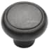 Ashley Norton Solid Bronze Newport 1-1/4 Inch Mushroom Cabinet Knob Dark Bronze