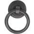 Ashley Norton Nora 1-5/8" Long Luxury Solid Bronze Drop Ring Cabinet Pull with Small Round Backplate Dark Bronze