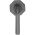 Ashley Norton Solid Bronze Hex 2-3/8 Inch Pendant Cabinet Knob Dark Bronze